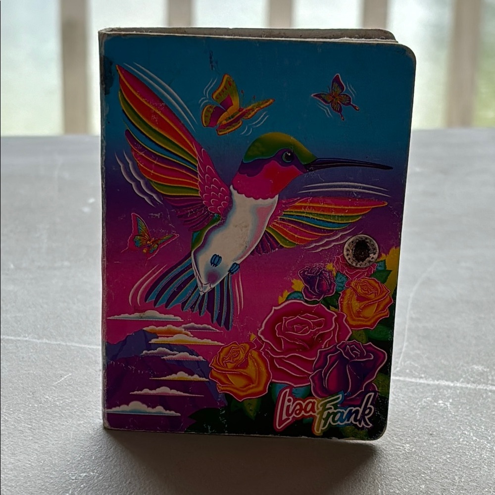 Lisa Frank Vibrant Hummingbird Notepad